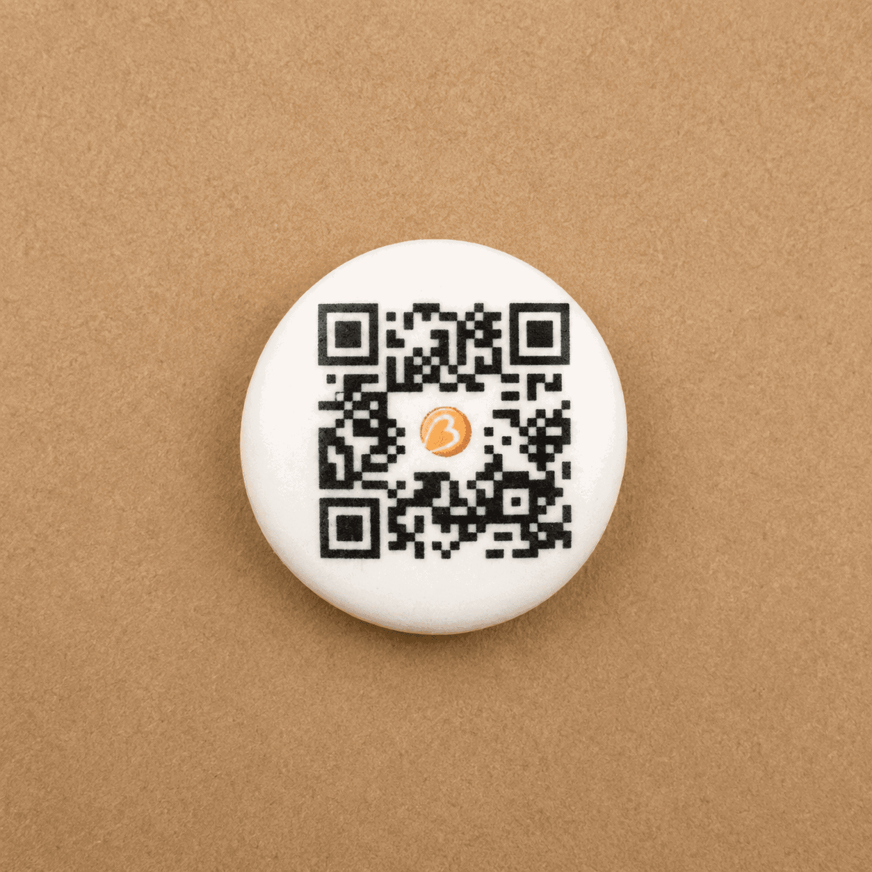 cod QR pe biscuit